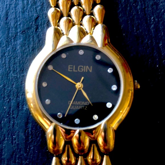 Elgin Diamond Quartz Watch - Picture 1 of 16